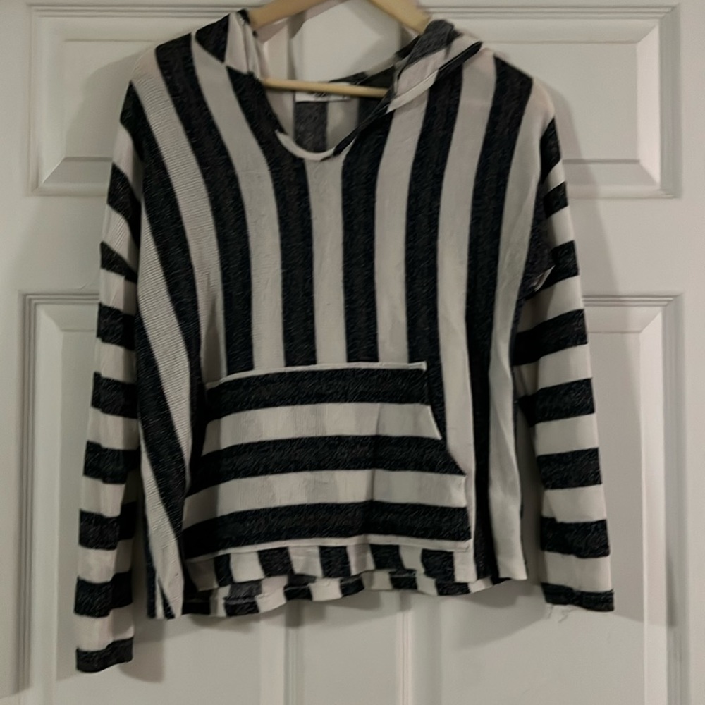 Carly Jean Striped Hoodie